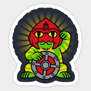 Lucky Battle Cat Sticker